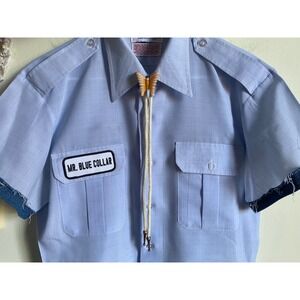 70's/80's vintage upcycled pastel butterfly lariat tie bolo tie